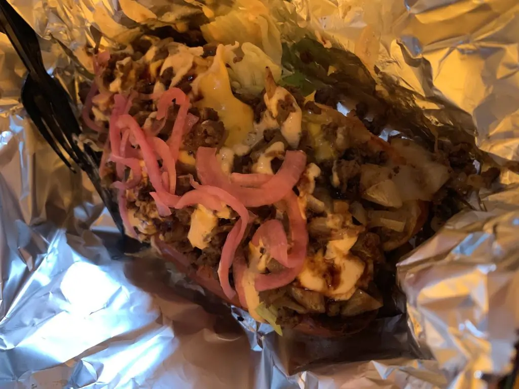 sub från stejk street food i Kiruna